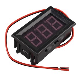 Jopto 2PCS 0.56'' DC4.5V-30V Digital Voltmeter Voltage Tester Gauge Bright LED Display 2 Wires Volt Meter for Motorcycle Car Motor Panel Mount (Blue)