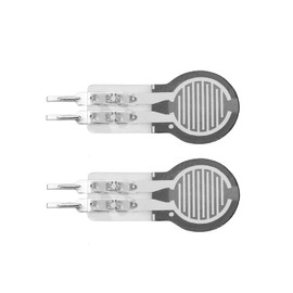Pressure Force Sensor, Thin Film Pressure Sensing Device 2Pcs 0.04-4.4lbs, Force Sensitive Resistor High Sensor Type Thin Film Pressure Sensor Force Sensing Resistor