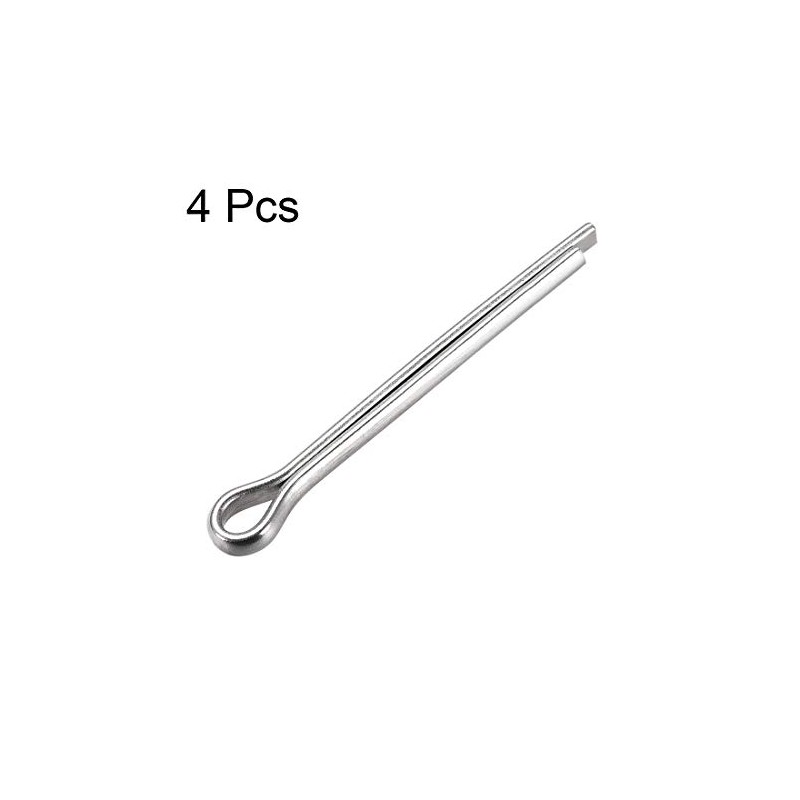 sourcing map Split Cotter Pin - 5mm x 60mm 304