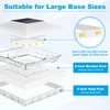 5x5 Solar Post Cap Lights Outdoor, 6 Pack 2 Modes