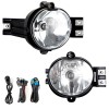AUDOPARTION Front Fog Light Set For 2002-2008 Dodge Ram 1500