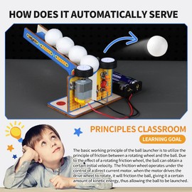 FoxiSteam STEM Toys for Boys Girls Age 6-7 8-13 Science Kits for teeing Ball Machine Birthday Gifts for 6 7 8 9 10 11 12 13 14+ Years Old Boys Teens Gift Ideas DIY Building Crafts Kit