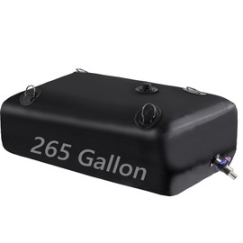 Rodelna Water Storage Bladder, Water Tank, 265GAL Foldable Portable Water Storage, Large Water Storage Containers with 3/4" PVC Spigot Kit for Camping, Garden, Emergency Water Storage