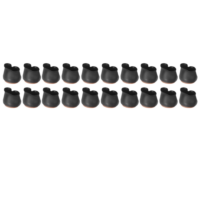 20 Pcs Chair Leg Floor Protectors Silicone Anti Slip Abrasion