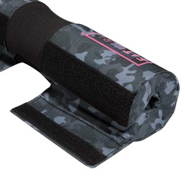 FITGIRL - Hip Thrust Pad and Squat Pad for Leg Day, Barbell Pad Stays in Place Secure, Thick Cushion for Comfortable Squats Lunges Glute Bridges, Works With Olympic Bar and Smith Machine (Camo Design)