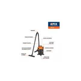 Aspiradora Seco-mojado 3 Gal 3 Hp 127 V Truper Asp-03n Negro