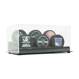 SAFTGARD SUPPLIES Acrylic SIX Hockey Puck Display CASE