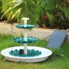 AISITIN 3.5W Solar Pump Bird Bath – 3-Tier DIY Fountain