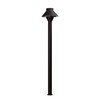 Low Voltage Landscape Small Hat Light in Black Finish