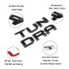 Unbranded Matte Black 3D Raised Layer Tailgate Insert Letters fits