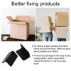 100 Pcs Black Plastic Corner Protectors for Cargo, 2.16 X