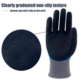 Insulated Electrician Gloves 1000V Voltage Resistant Flame Retardant Work Gloves, Electrical Rubber Non-slip Texture Design for Electricians Prevent Shock