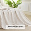 Aganear Waffle Blanket - Lightweight Breathable Summer Blanket of 50%