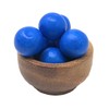 YANKEETRADERS Bright Blue Fruit Flavored Gumballs 1", 2 Pounds Bulk