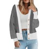 Zeagoo Women's Cardigan 2025 Fall Winter Open Front Oversized Button