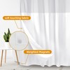 eachope 2 Pack Fabric Snap-in Shower Curtain Liner Replacement,Compatible with