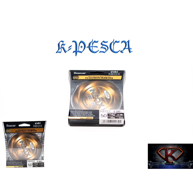 YUKI FILS FLUOR.SEAGUAR NEOX 0.059 50M - 50, 12.60, 25.50,