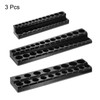 HARFINGTON 3pcs Magnetic Socket Organizer 1/4" 3/8" 1/2" Drive Metric