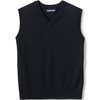 Lands' End Uniform Kids Cotton Modal Sweater Vest Black Kids