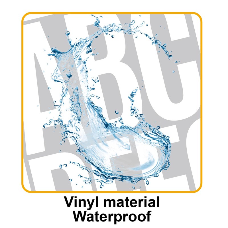 YNHAY 305 Pcs Waterproof 5" Vinyl Alphabet & Number Stickers