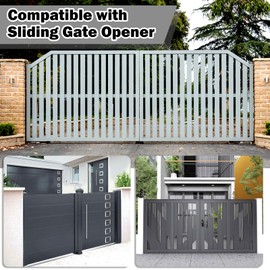 2-Pack Square Gate Magnet with Mounting Bracket & Wrench for Automatic Sliding Door Opener | Replacement Magnetic Limit Switches Parts for Home Garage Sliding Gates