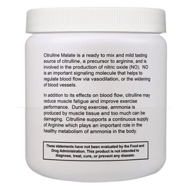 Citrulline Malate 6,000mg per Serving 45 Servings 270 Grams of 100% Pure Citrulline Malate