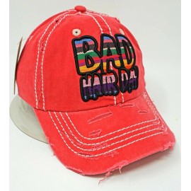 4350 District Bad Hair Day Cap Pigment Washed Distressed Unconstructed Dad Painter Hat New