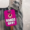 LT224 Hands Off! Novelty Funny Unique Designer Gift Glossy Plastic