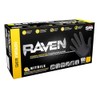 SAS Safety 66519 Raven Guantes desechables de nitrilo sin polvo,