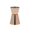 Towle Living Plated Double Jigger, Modernist Copper