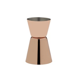 Towle Living Plated Double Jigger, Modernist Copper