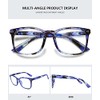 MAGIMODAC Blaulichtfilter Lesebrille gro√ü Damen Herren Computerbrille Lesebrillen Sehhilfe Brille