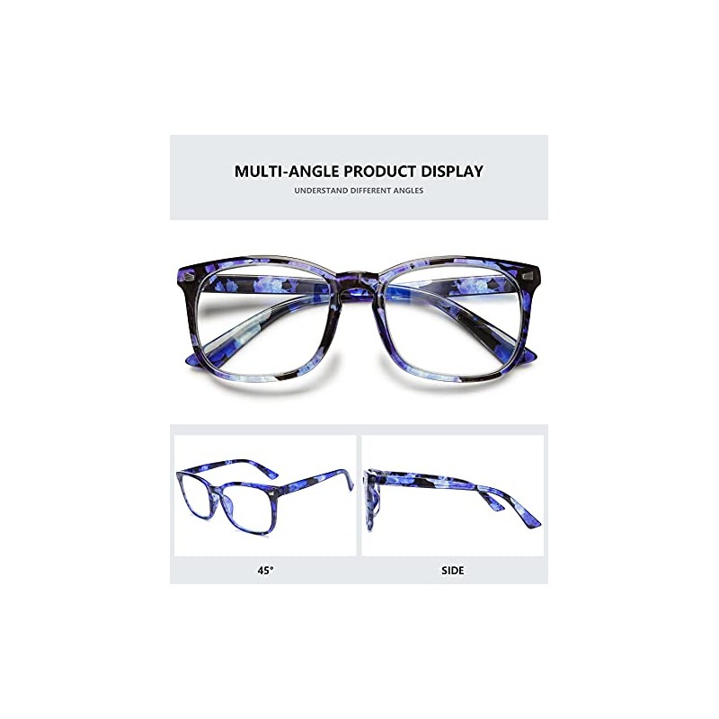 MAGIMODAC Blaulichtfilter Lesebrille gro√ü Damen Herren Computerbrille Lesebrillen Sehhilfe Brille
