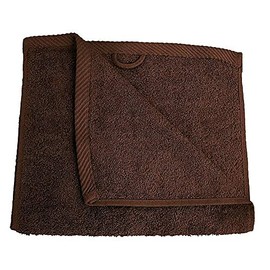 Lanudo® Luxury Guest Towel 600 g/m² Pure Line 30 x 50 cm 100% Finest Premium Terry Cotton in Highest Quality | Guest Towels, Guest Towel, Colour: Brown/Nude