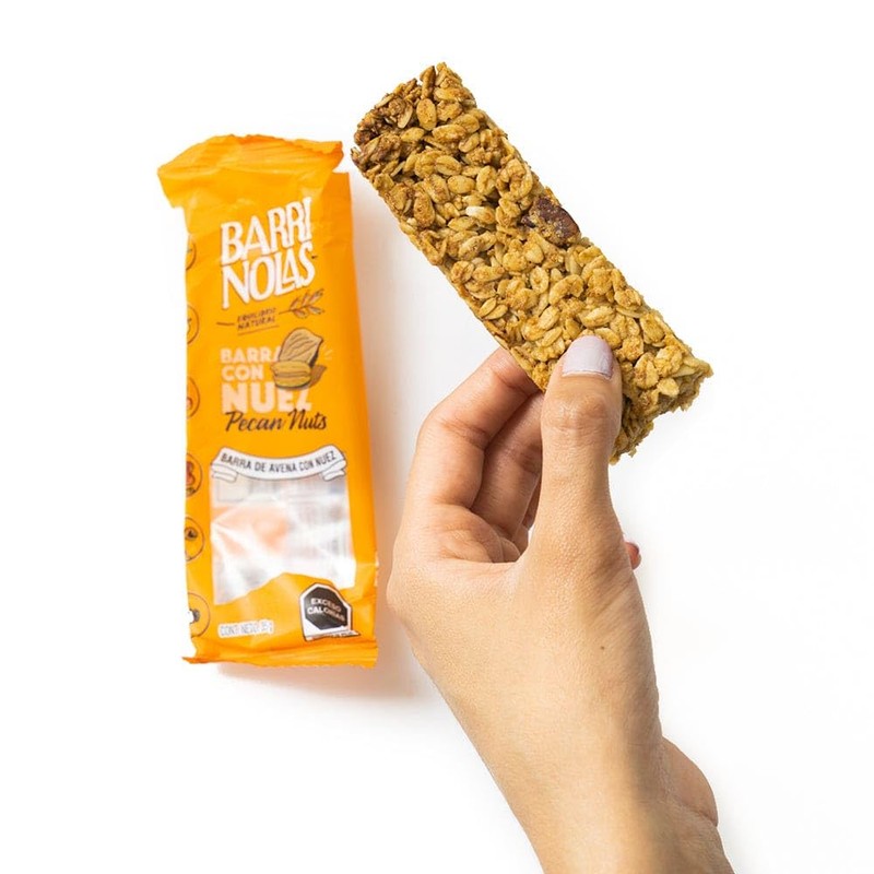 Autoexhibidor Barrinolas | 15 Barras de Avena con Nuez