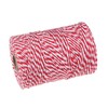 CCINEE 656 FT Red and White Bakers Twine, Cotton Packing
