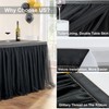 9FT Black Tulle Table Skirt Tutu Table Skirts for Wedding