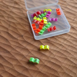 FOIBURELY 20 pcs Bird Leg Clip Ring 3mm for Canary Gouldian Zebra Finch Society Bird Clip Foot Ring (Diameter 3mm)