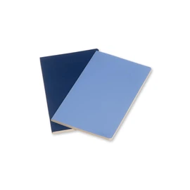 Moleskine Pocket Volant Powder Blue/Royal Blue Ruled Journal