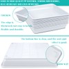 LNQ LUNIQI 10 Pcs 6 Inches Square Plastic Plant Saucer