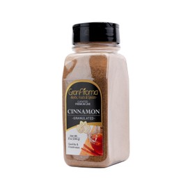 GranAroma Granulated Cinnamon, Perfect for Baking, Cooking, Beverages, Smoothies, and Desserts (8 Ounce)