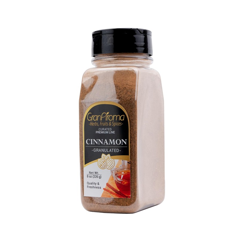 GranAroma Granulated Cinnamon, Perfect for Baking, Cooking, Beverages, Smoothies, and