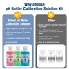 pH Meter Calibration Buffer Solution Kit, Includes pH 4.00, 7.00