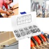 260 Pieces/Set #6-32 Hexagonal Screws Screw Assortment Kit, Hex Socket