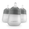 Nanobebe Flexy Silicone Baby Bottle, Anti-Colic, Natural Feel, Non-Collapsing Nipple,
