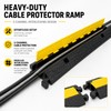 2-Channel Cable Protector Ramp for Wire & Cord Protection –