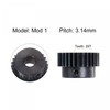 sourcing map 1Mod 28T Pinion Gear 8mm Bore Hardened Steel