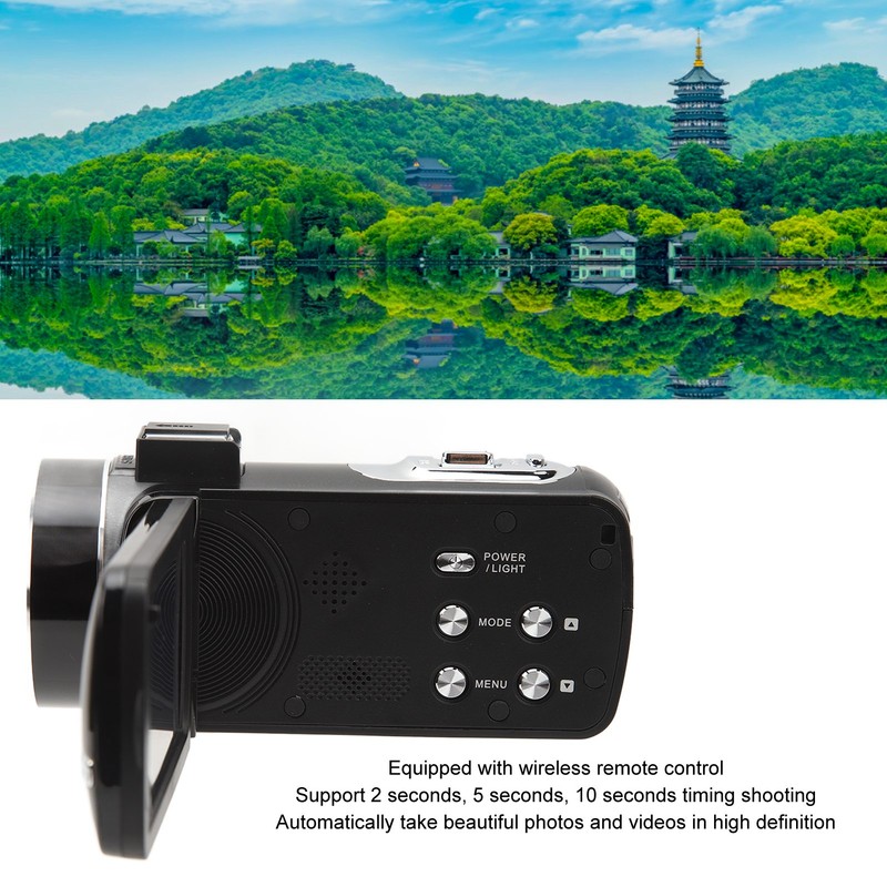 4K Video Camera 48MP 3.0 Inch Touch Screen 18x Digital