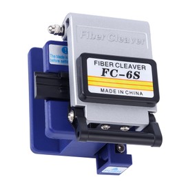 Fiber Cleaver for 0.25/0.9/3.0mm Cables - 16P Auto-Return Blade, 48000 Cleaves | Professional FTTH Tool for Fiber Splicing & Network Maintenance