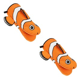Oven Mitts Animal Clown Fish Kitchen Mitt Baking Cooking Over Mitt Sea Creatures, 100% Cotton Fun Kitchen Mitt Accessory for Cooks, Bakers or Chefs for Women and Men (2 Pack)